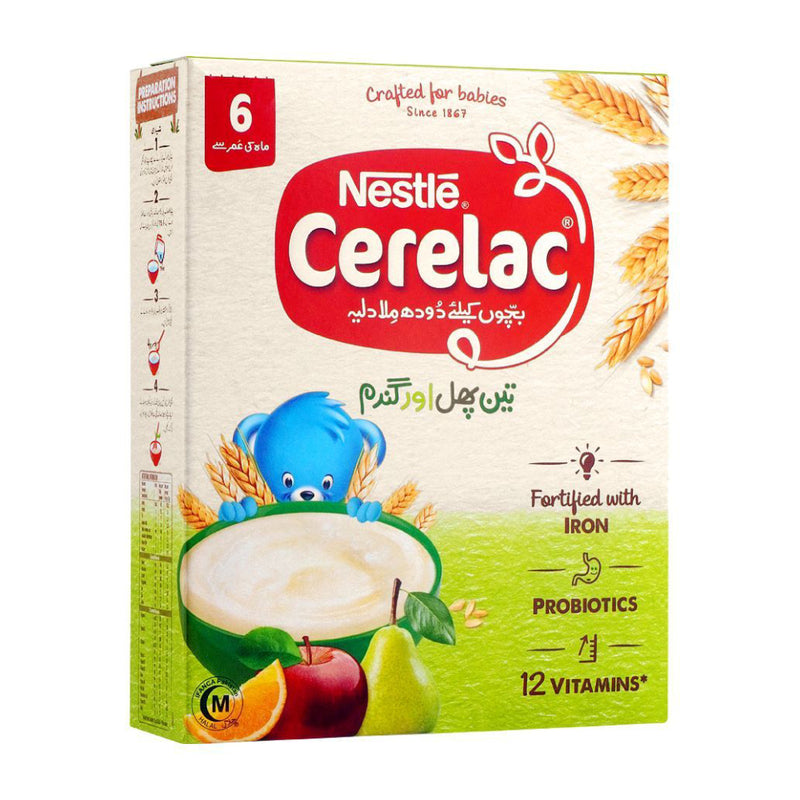 Nestle Cerelac Cereal 3 Fruits 175g