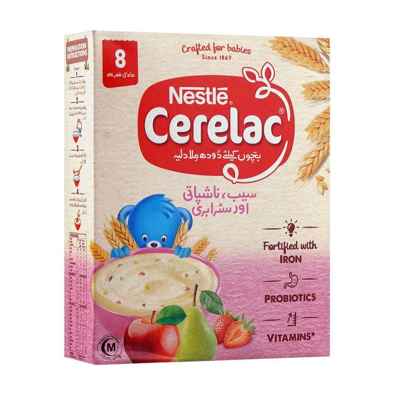 Nestle Cerelac Cereal Strawberry & Apple 175g