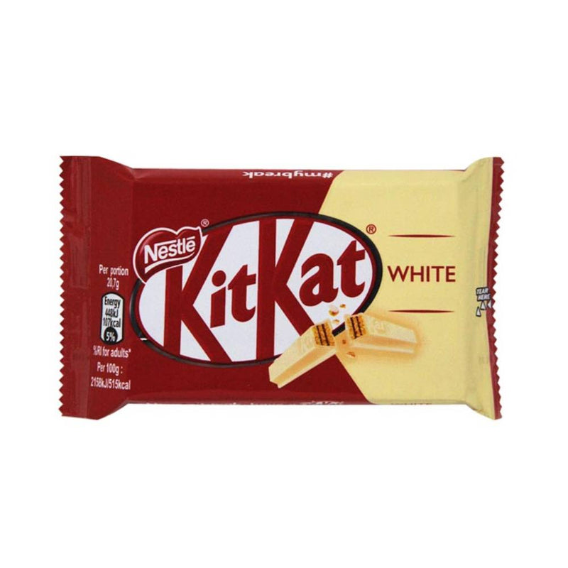 Nestle Kit Kat Chocolate 4 Fingers 41.5g White