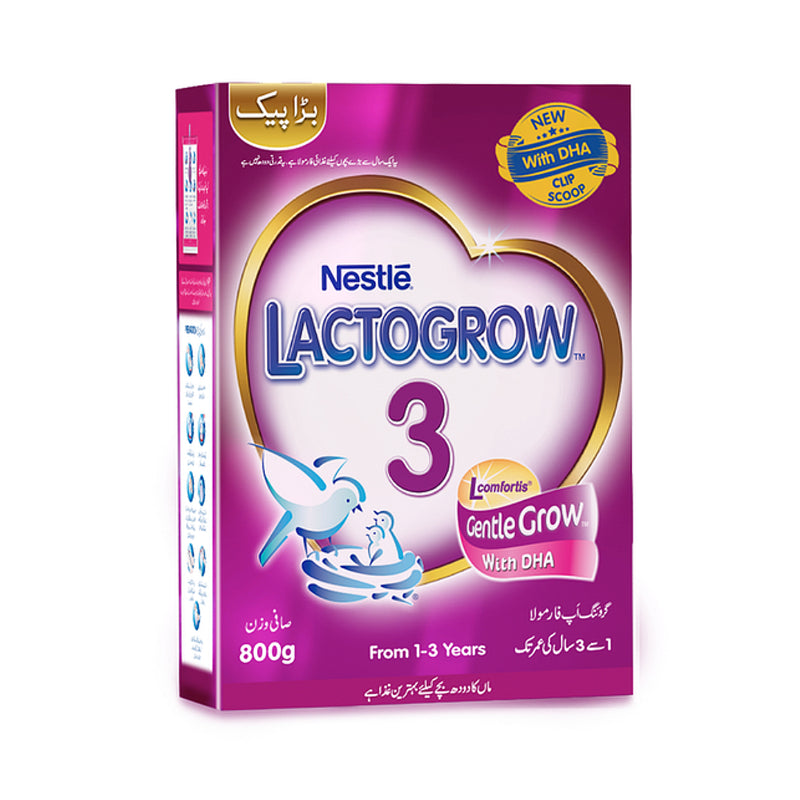 Nestle Lactogrow 3 Milk Powder 800g Box