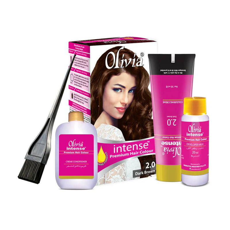 Olivea Hair Color Intense Dark Brown 2.0