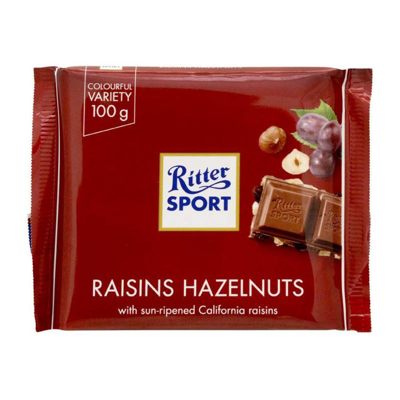 Ritter Sport Raisins Hazelnuts 100Gm