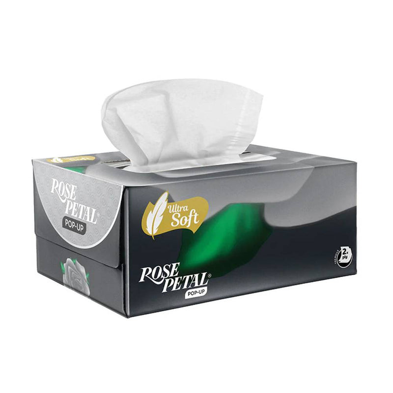 Rose Petal Tissue Pop-up 150x2ply