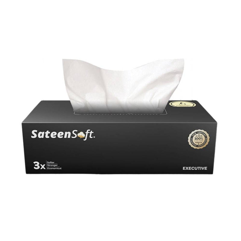 Sateen Soft Executives Wipes 90 Pulls Box