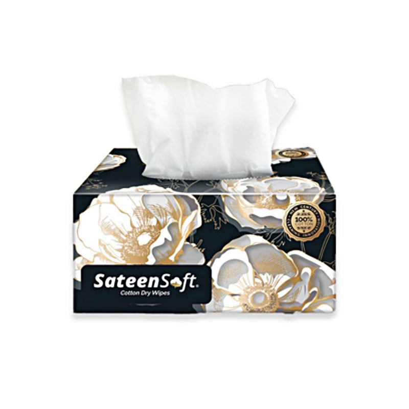Sateen Soft Life Style Pop Up Wipes 90 Pulls Box