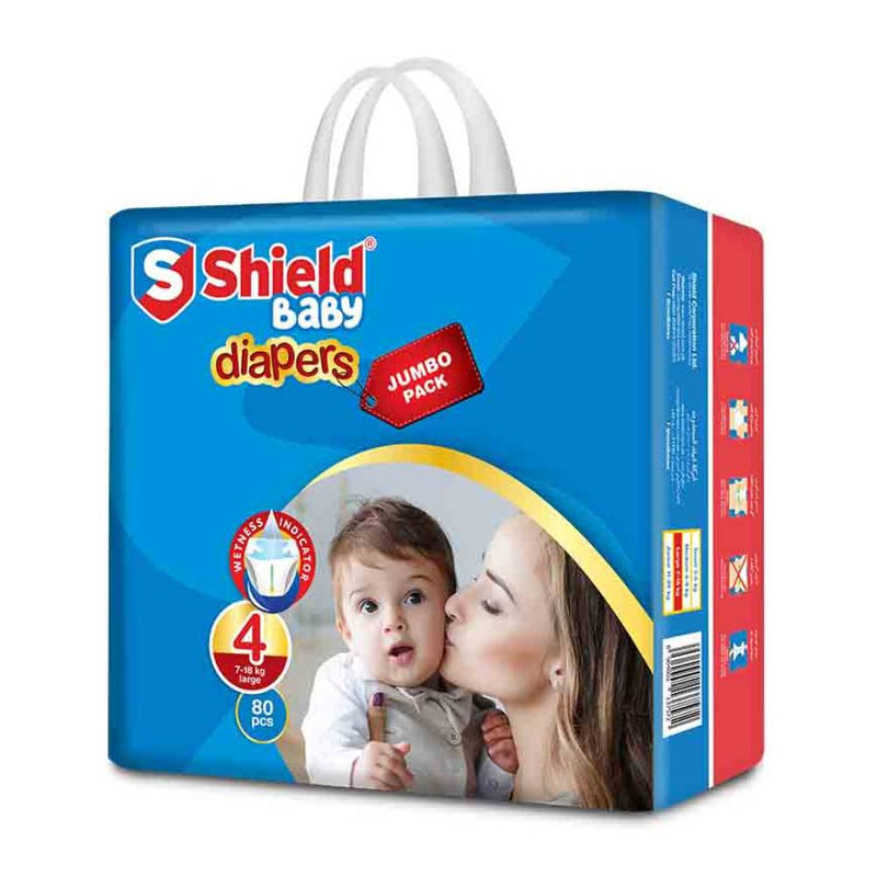 Shield Diapers Jumbo Pack No 4 80s