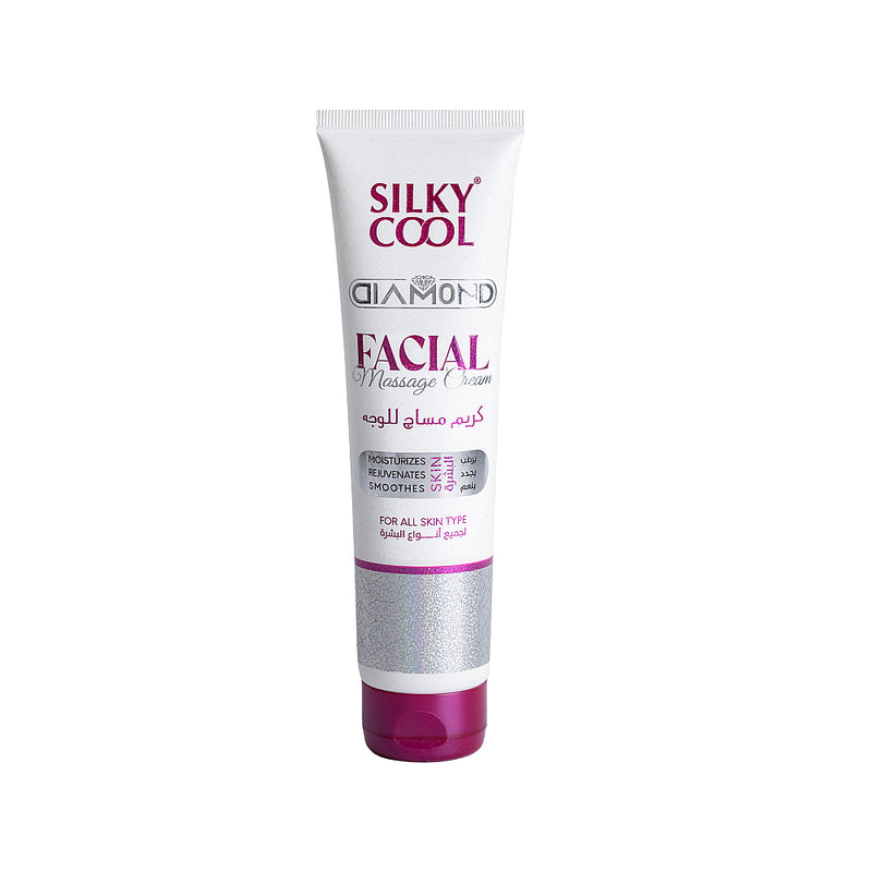 Silky Cool Diamond Facial Massage Cream 140ml