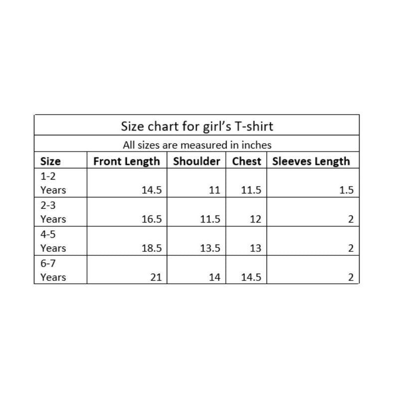 Girls Half Sleeves T-Shirt Green (CW17305)