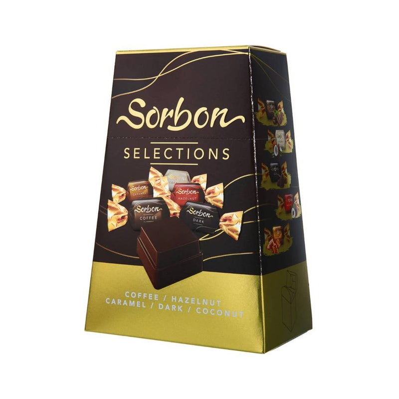 Sorbon Selections Coffee/Hazelnut Caramel/Dark/Coconut 180Gm
