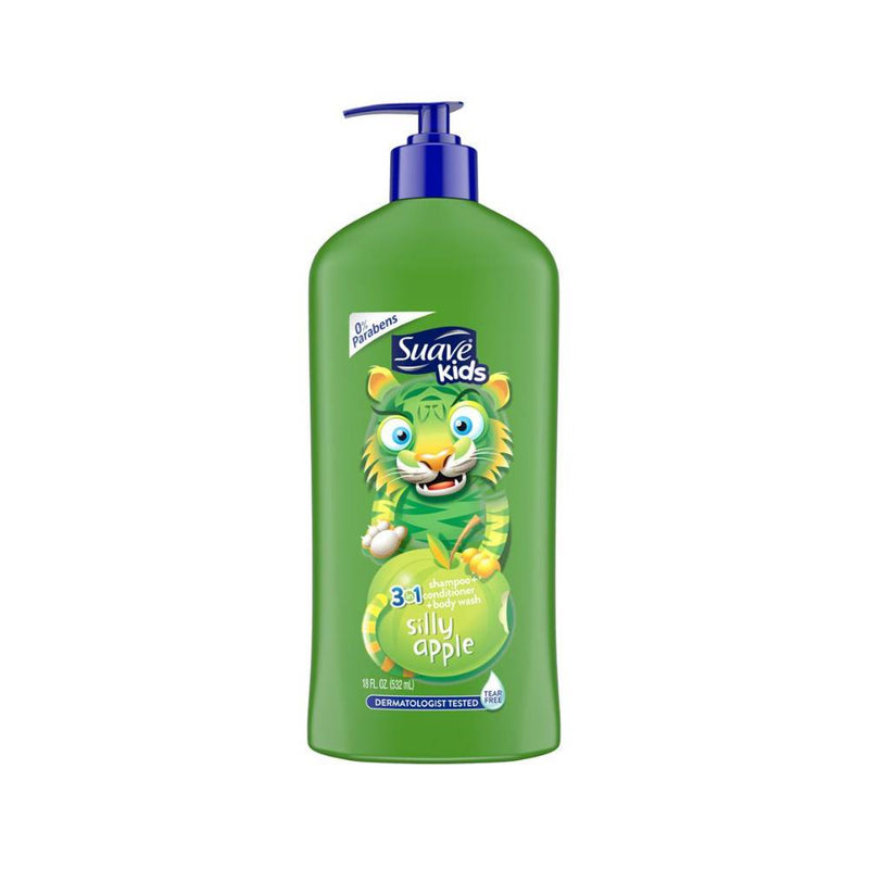 Suave Kids Shampoo 3in1 Silly Apple 532ml