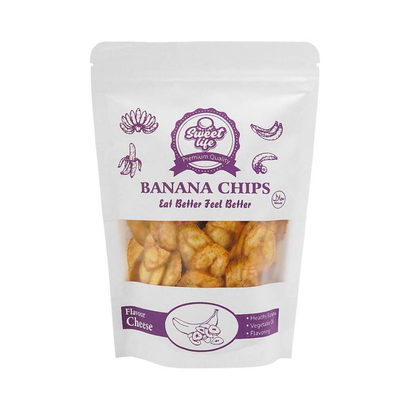 Sweet Life Banana Chips Cheese 90g