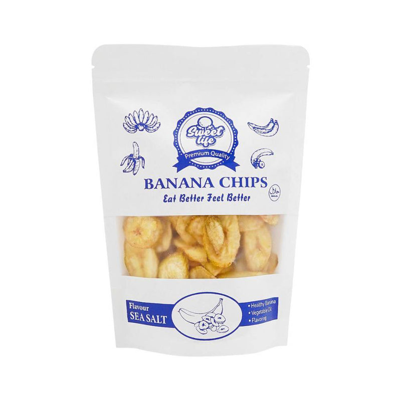 Sweet Life Banana Chips Sea Salt 90g