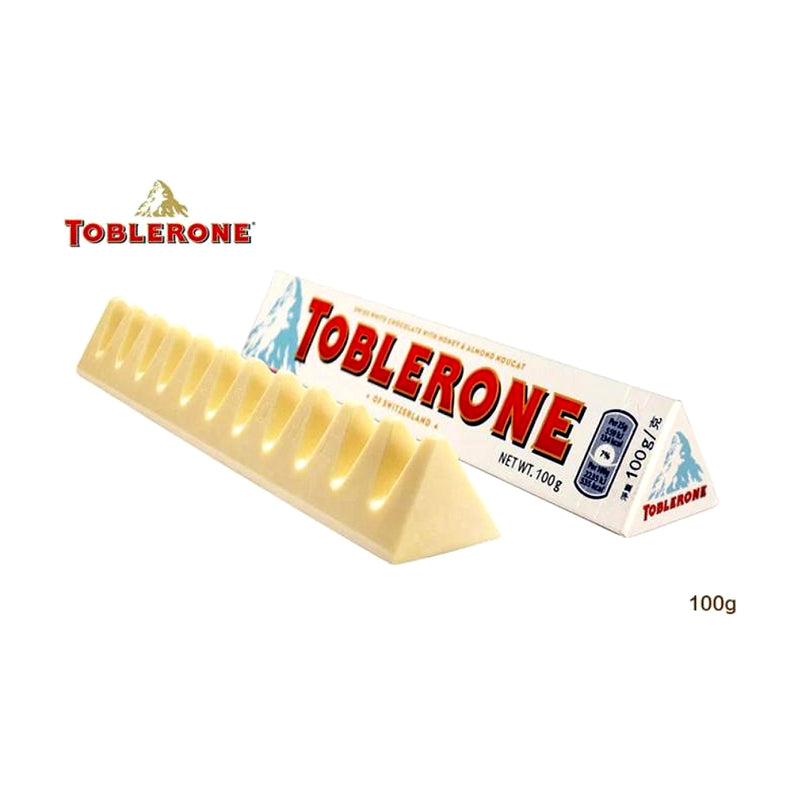 Toblerone White Chocolate Bar - Honey & Almond 100g
