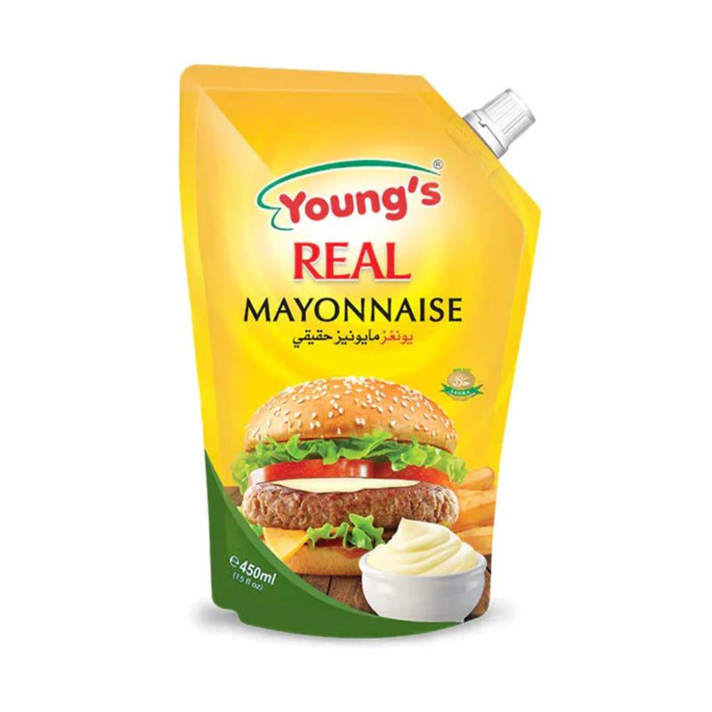 Youngs Real Mayonnaise 450ml