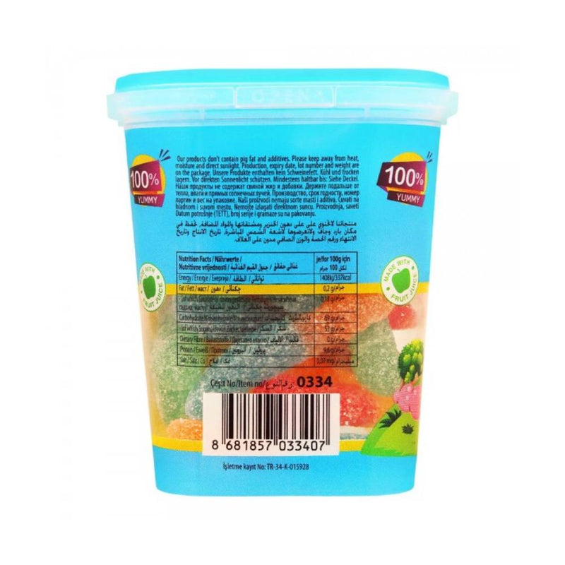 Yummy Gummy Mix Worms Jellies Jar
