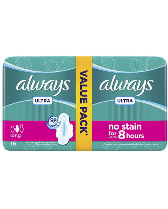 Always Ultra Thin Long Value Pack 16s