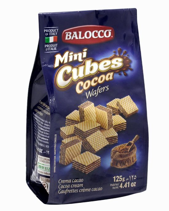 Balocco Cocoa Snack Wafer 125g