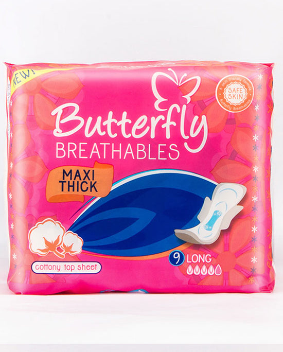 Butterfly Breathables Maxi Thick Long Cottony 9s
