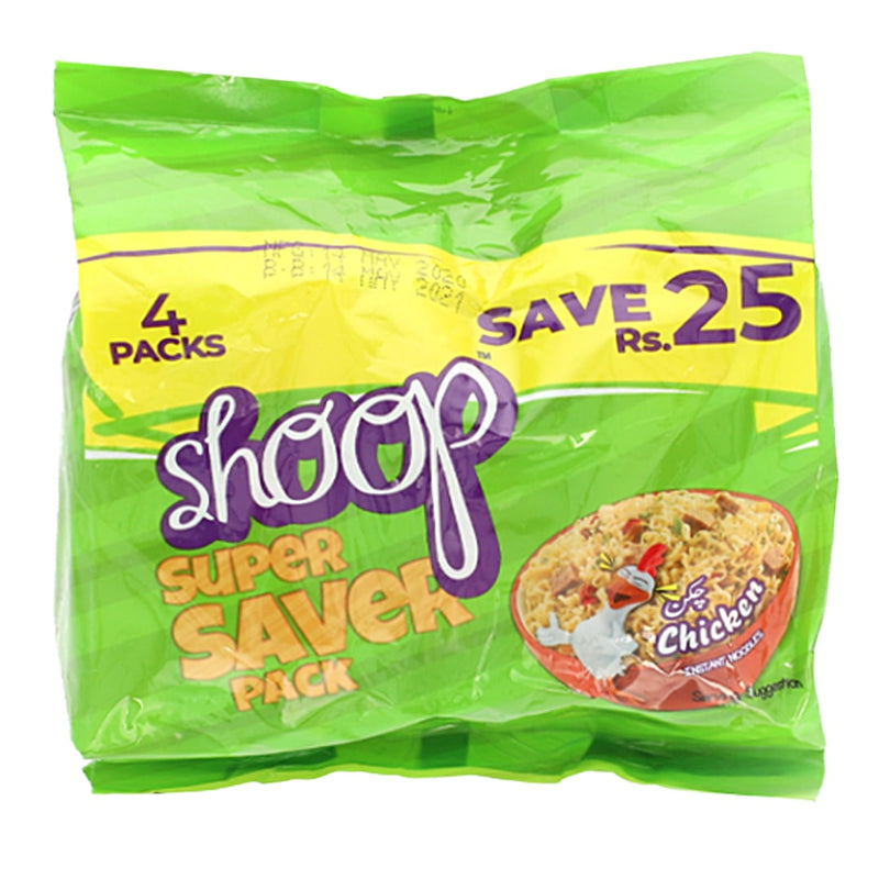 Shan Shoop Noodles Chicken Pack Of 4 65g*4