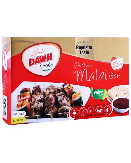 Dawn Frozen Foods Chicken Malai Boti 480g