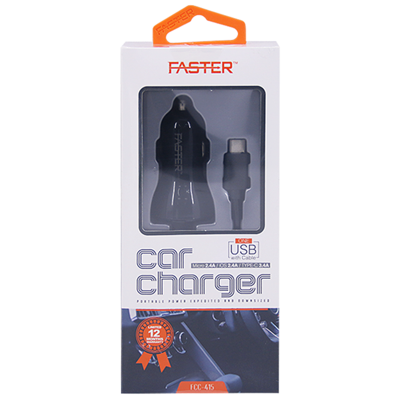 Faster Car Charger TYPE C - FCC415