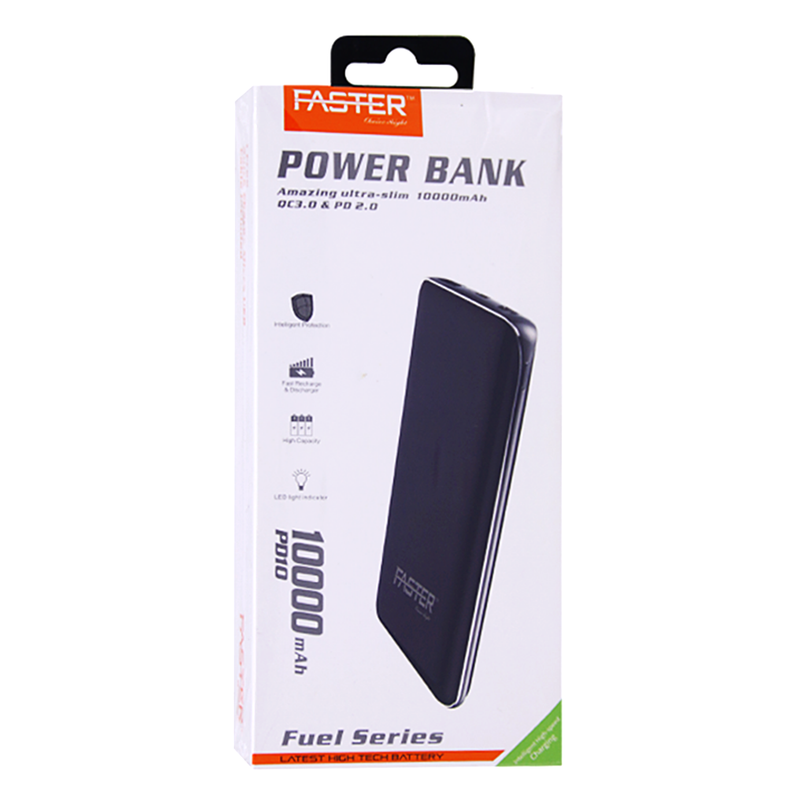 Faster Ultra Slim Power Bank 10000 Mah -  PD10