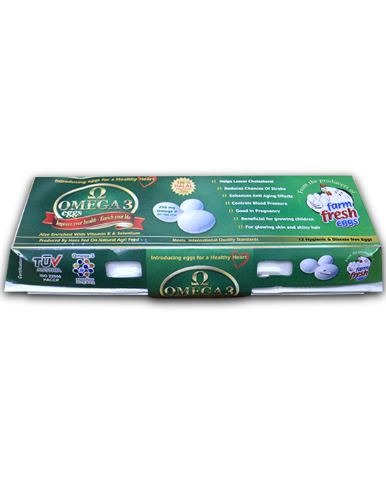Farm Fresh Eggs Omega3 12'S