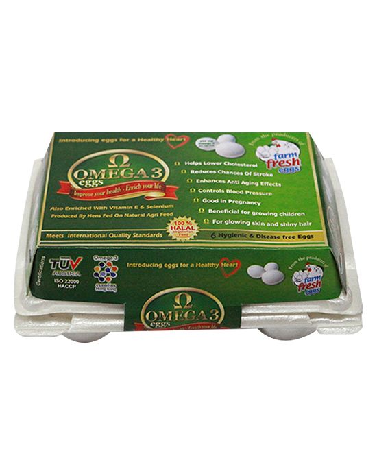 Farm Fresh Eggs Omega3 6'S