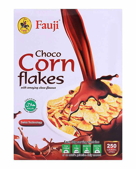 Fauji Chocolate Corn Flakes 250gm
