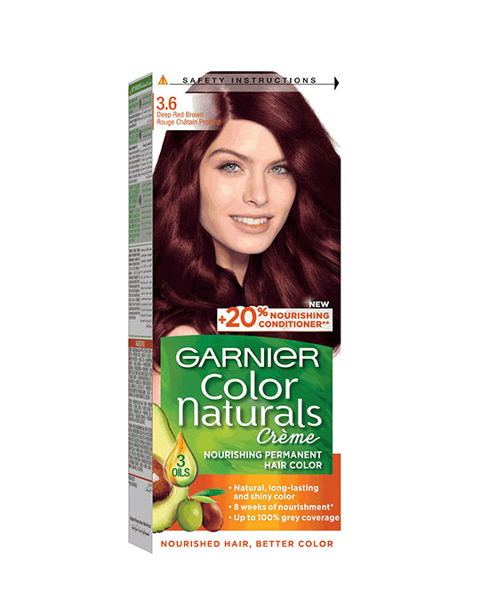 Garnier Color Natural  - 3.6 Deep Red Brown