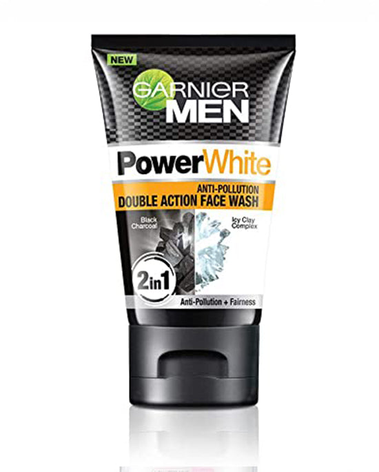 Garnier Men Face Wash Double White 100ml