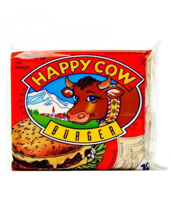 Happy Cow Burger Cheese Slice 10'S