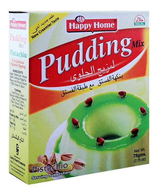 Happy Home Pistachio Pudding Mix 78gm