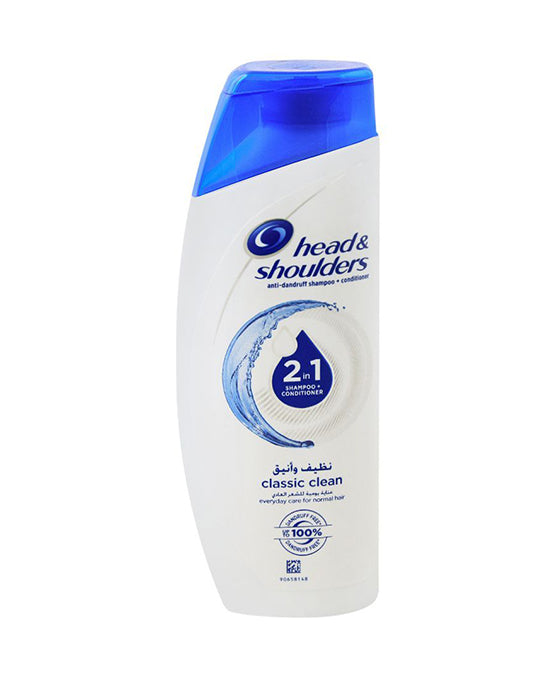 Head & Shoulders Shampoo & Conditioner Classic Clean 2 In 1 190ml