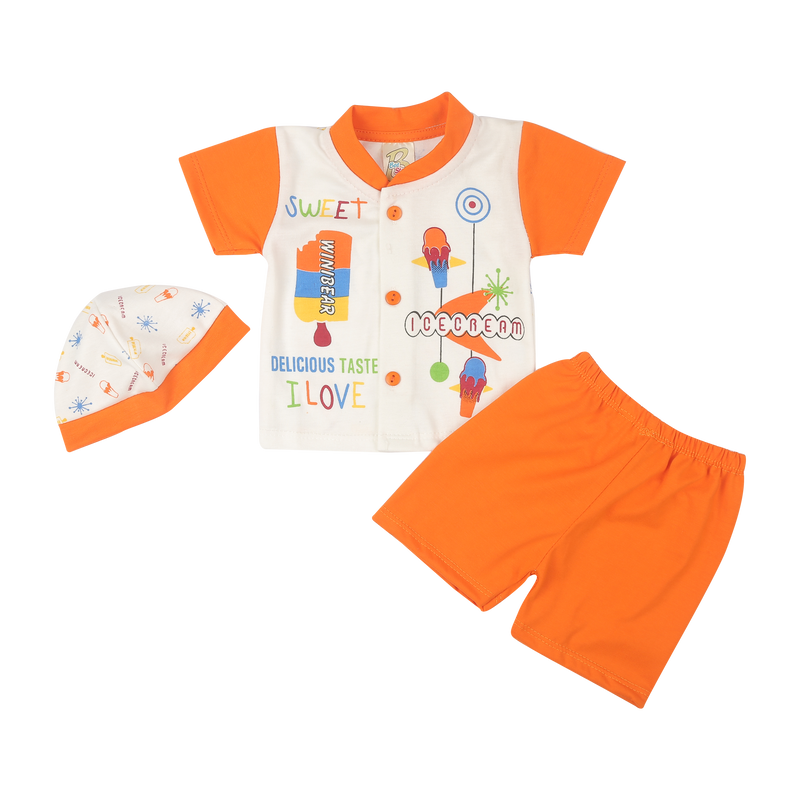 Infant Nicker Suit - Orange