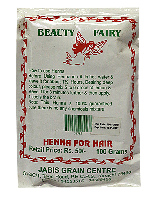 Jabis Beauty Fairy manhdi 100gm