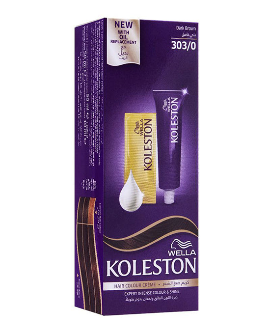 Koleston Hair Color Cream 303/0 Dark Brown