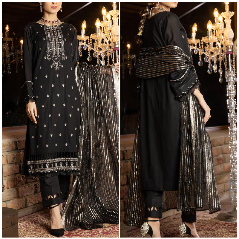 Maahi Embroidered Lawn Shirt & Dupatta 2 Pieces Unstitched - 04
