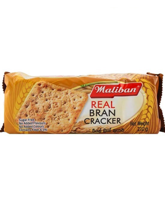 Maliban Real Bran Cracker Biscuit 210g