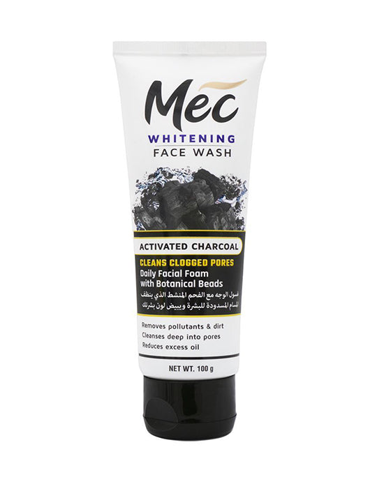 Mec Face Wash Activated Charcoal 100gm