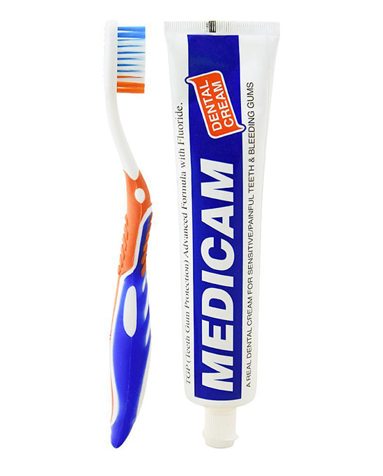Medicam Dental Cream Tooth Paste With Brush 180g