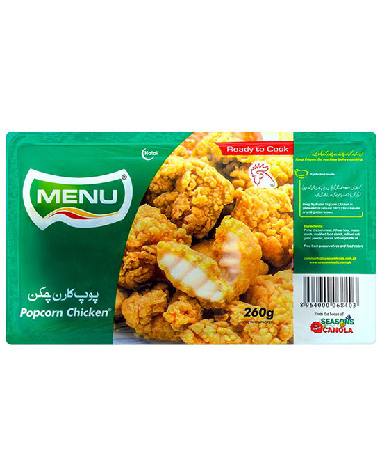 Menu Pop Corn Chicken 260g