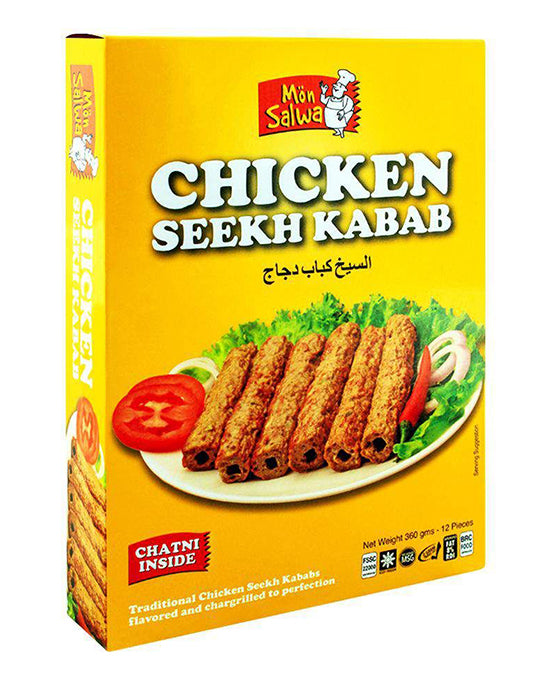 Mon Salwa Chicken Seekh Kabab 12's Box