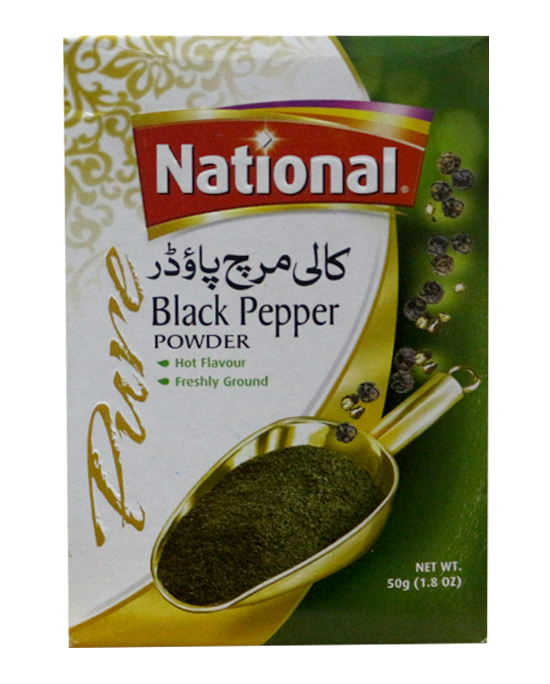 National Black Pepper Powder 50gm