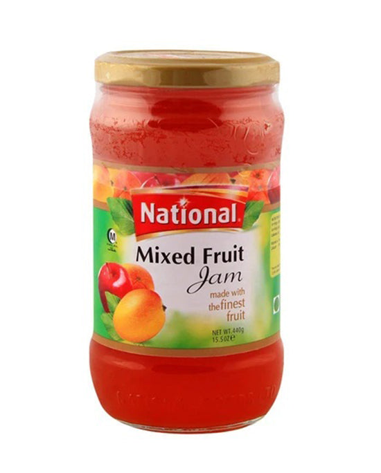 National Mixed Fruit Jam Jar 440gm
