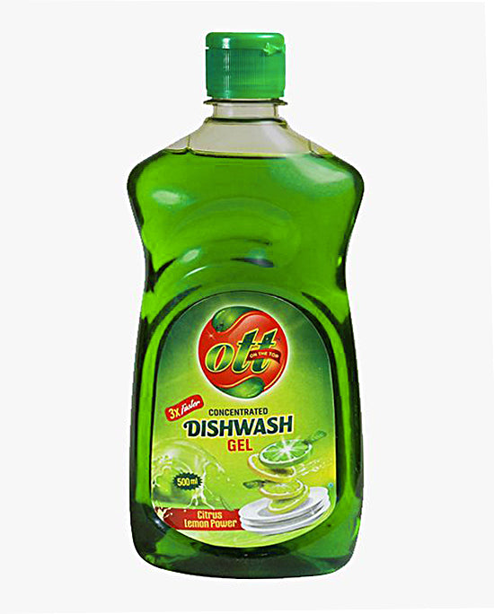 OTT Dishwash Gel Lemon 500ml