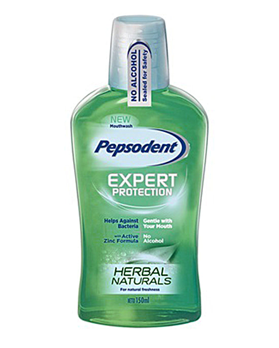 Pepsodent Mouth Wash Herbal Naturals 150ml
