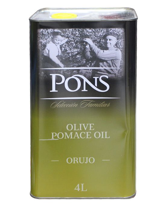 Pons Olive Oil Pomace Tin 4ltr