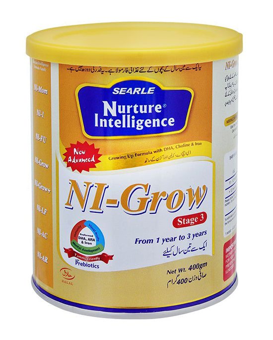 Searle NI-Grow 3 Baby Milk Powder 400g Tin