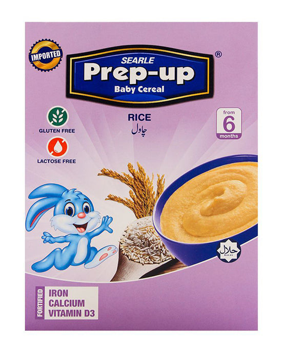 Searle Prep Up Baby Cereal Rice 175gm Box